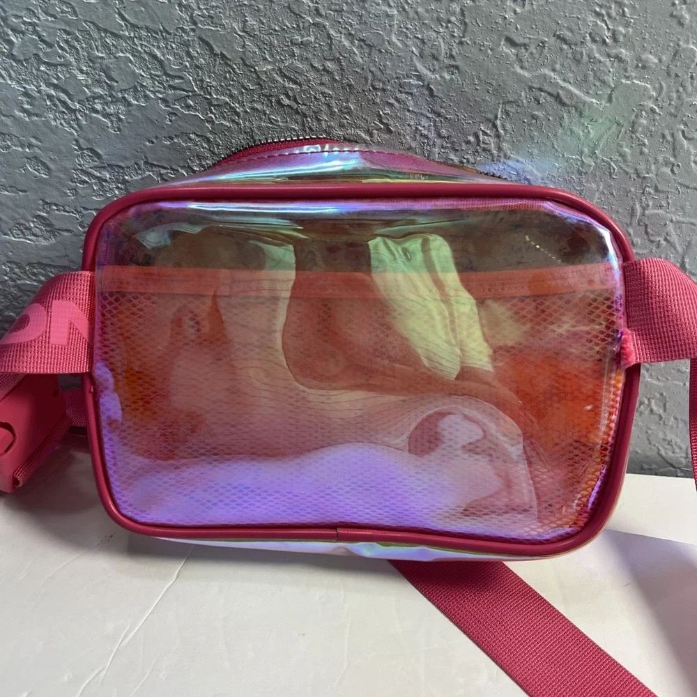 Paris Hilton Women's Infinite Icon Iridescent Belt Bag CG2 Hot Pink One Size